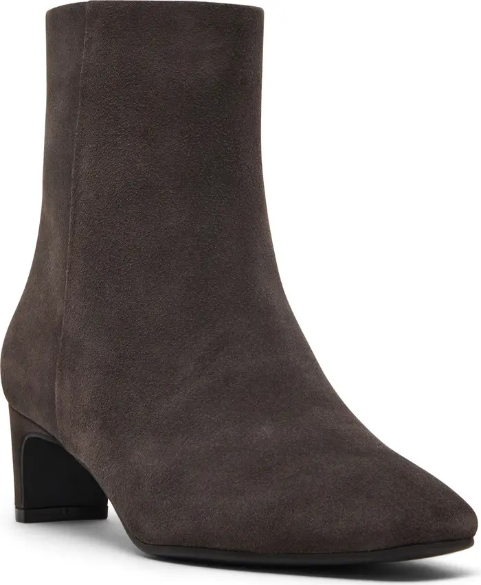 Shanti Waterproof Leather Kitten Heel Boot (Women) | Nordstrom Rack