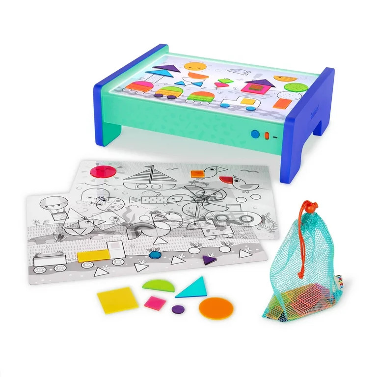 Battat Shine Bright Plastic Lightbox 60 Shapes 3 Transparency Sheets, Toddler and Preschool Toys | Walmart (US)