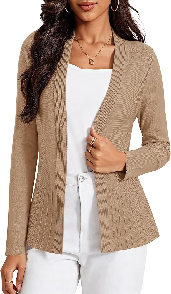 Lightweight Cardigan Sweater Open Front Cardigan Tops 2026 Fall Outfits | Amazon (US)