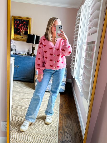 Fun spring cardigan and mom jeans! 

#LTKSeasonal