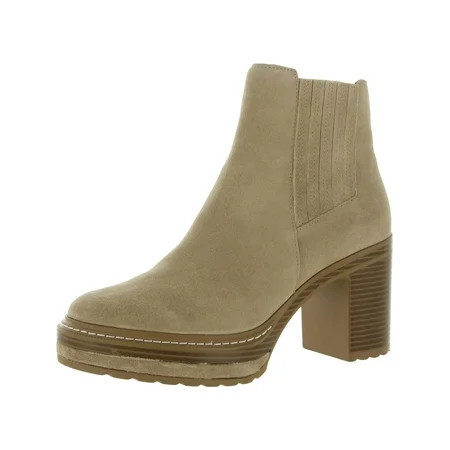 Steve Madden Womens Searches Suede Block Heel Ankle Boots | Walmart (US)