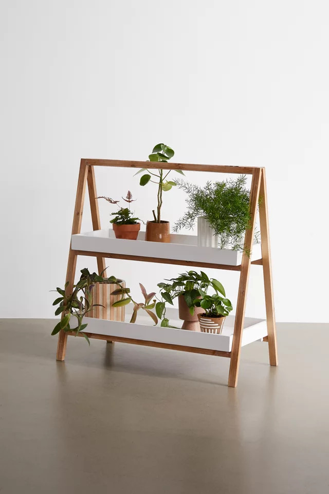 Lexi 2-Tier Indoor/Outdoor Plant Stand | Urban Outfitters (US and RoW)