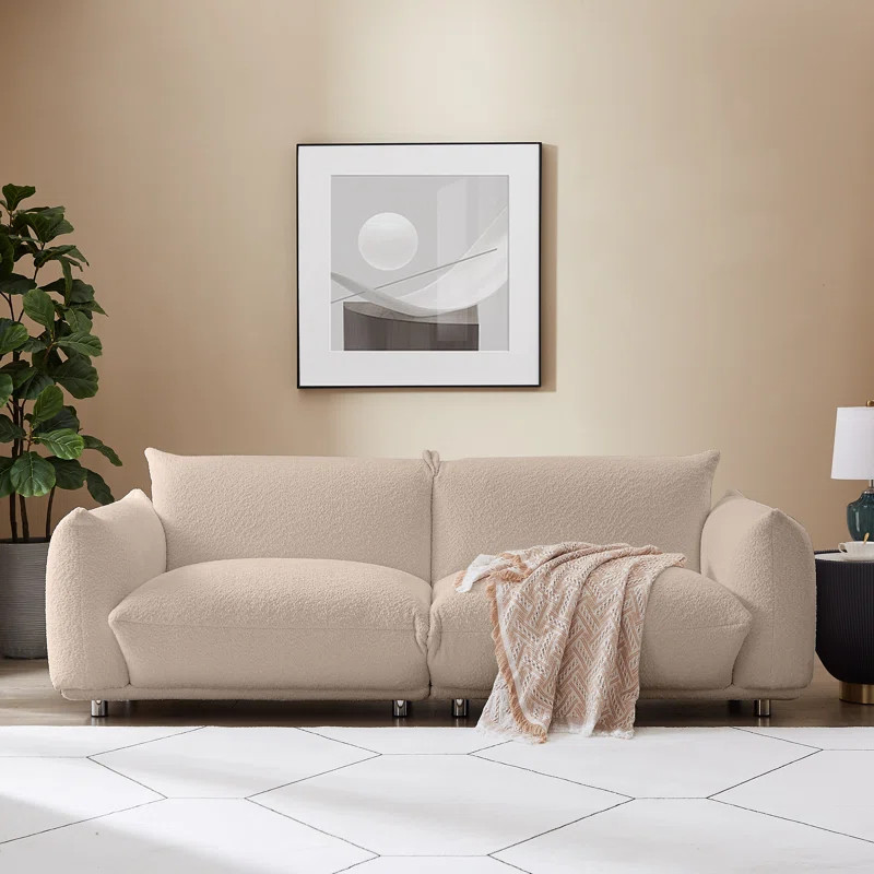 Atis 90in Boucle 3 Seater Sofa | Wayfair North America