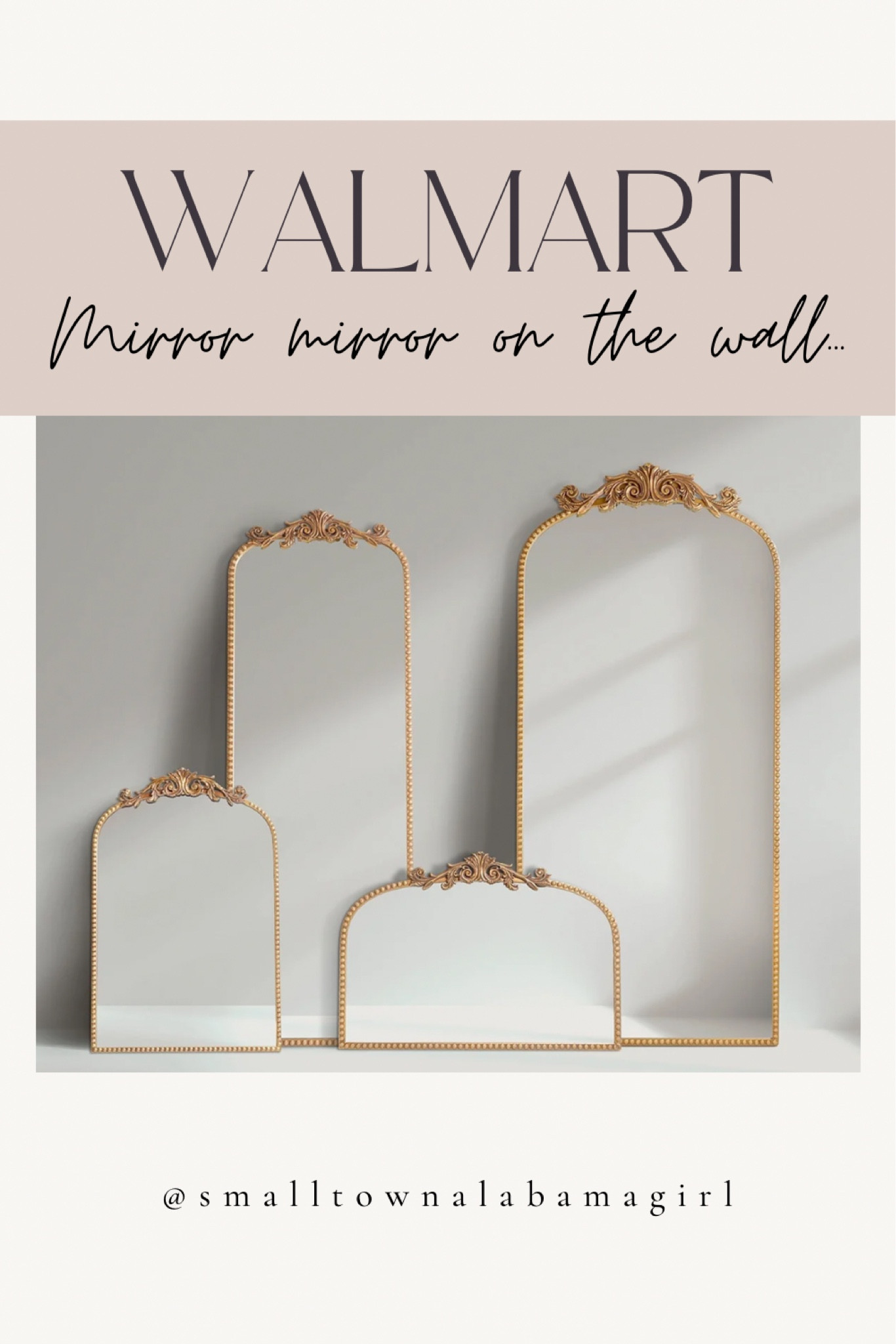 Mirror, mirror on the wall… Can you believe these are from Walmart? 😍

#mirror #walmart #walmarthomedecor #homedecor #walmartfinds 

#LTKStyleTip #LTKHome