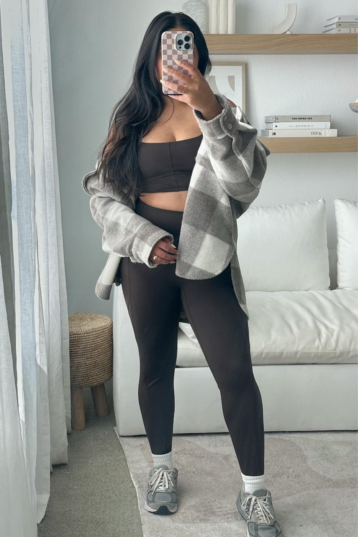 athleisure outfit for a wholesome sunday 💗 

Athleisure look, shacket outfit, new balance, matching set

#LTKstyletip #LTKfit #LTKcurves