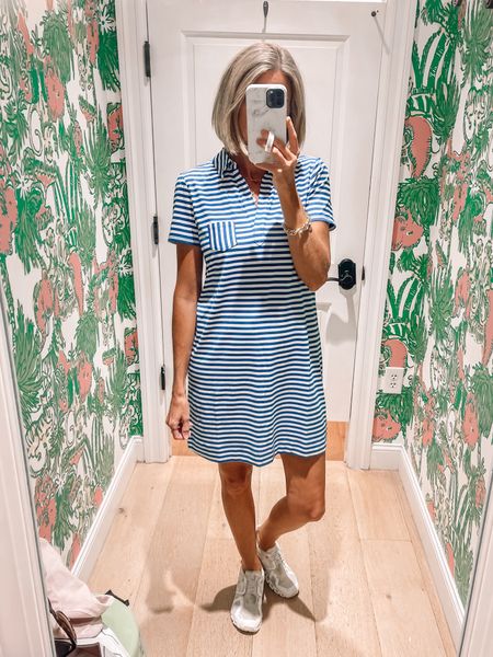 Striped dress perfect for everyday /wearing a small /
Super soft material /
Nautical dress / Boat dress / Summer dress 

Lilly Pulitzer dress 

#LTKOver40 #LTKSeasonal #LTKTravel
