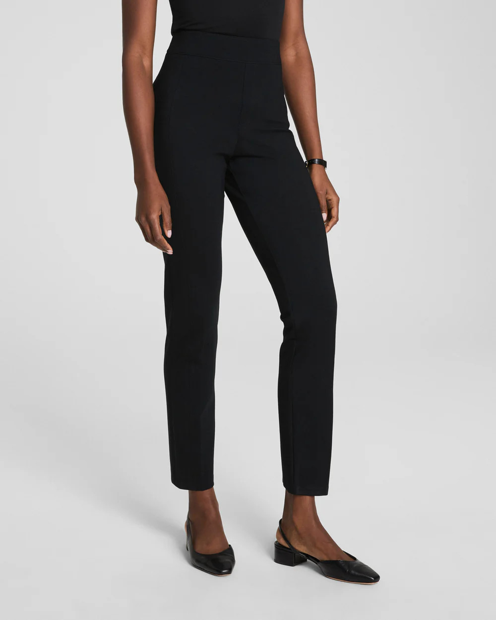 Slim Straight Ponte Pants with Targeted Compression | SPANX | Spanx