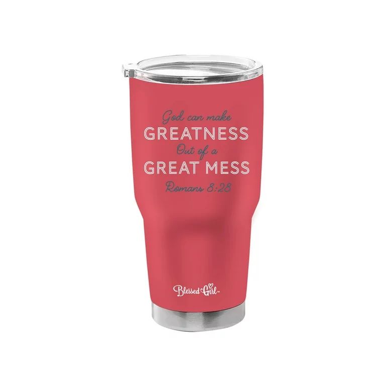 Blessed Girl 30 oz. Stainless Steel Tumbler - Greatness - Red - Walmart.com | Walmart (US)