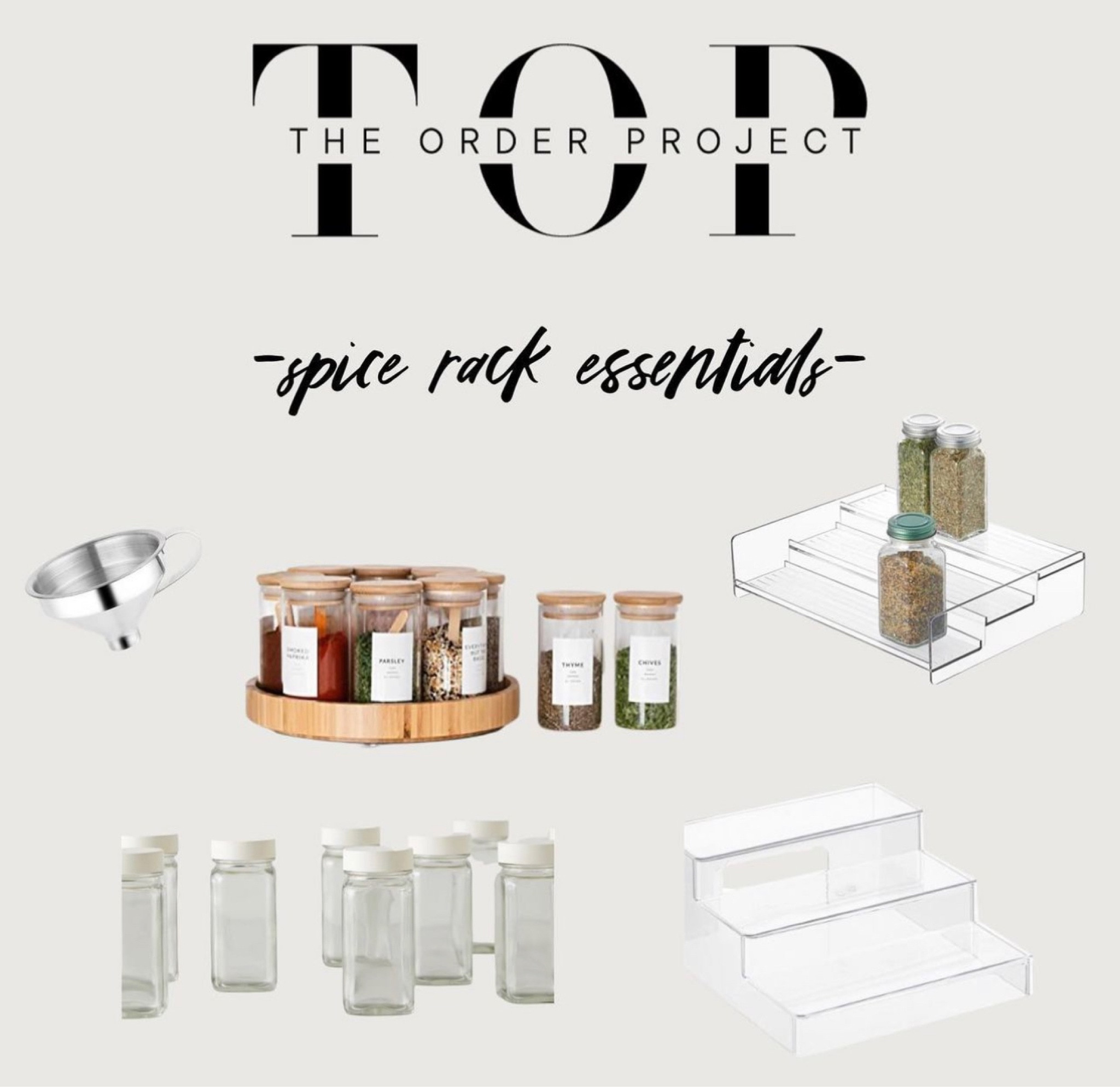 Spice up your life!! Here are all the products you need for spice organization! #LTKunder50

#LTKsalealert #LTKhome