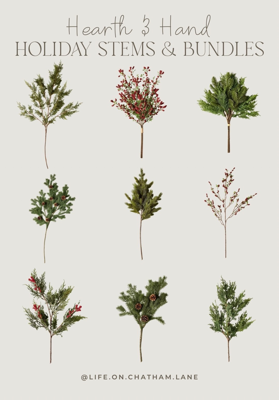 New Hearth and Hand holiday stems and bundles at @Target!  Coming 10/4!  One of my favorite places to find affordable holiday stems!

#LTKHome #LTKSeasonal