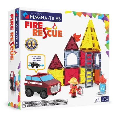 MAGNA-TILES Fire Rescue Magnetic Building Set | Target