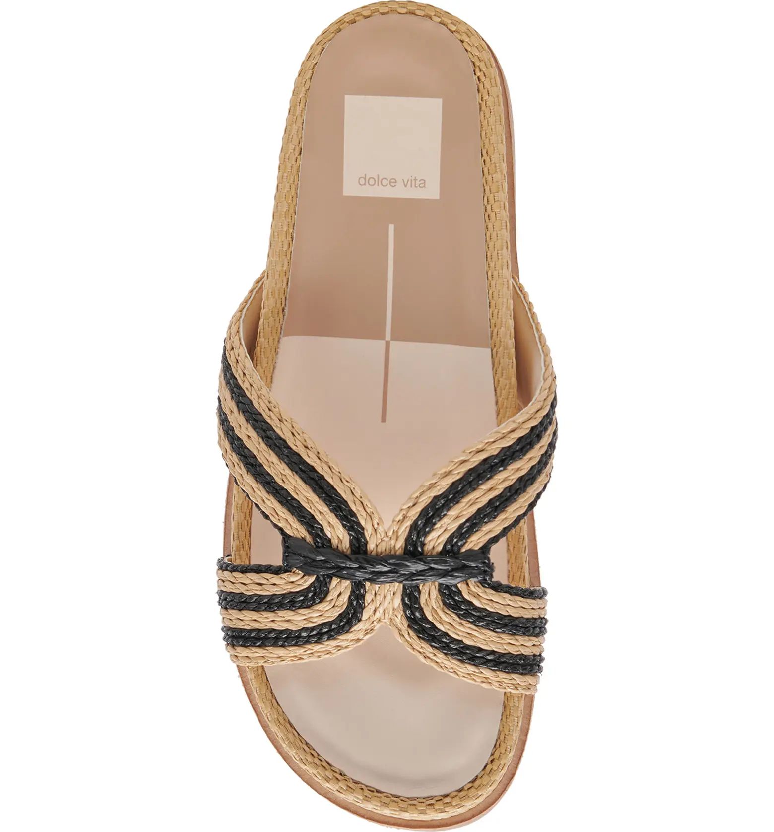 Selda Raffia Slide Sandal (Women) | Nordstrom