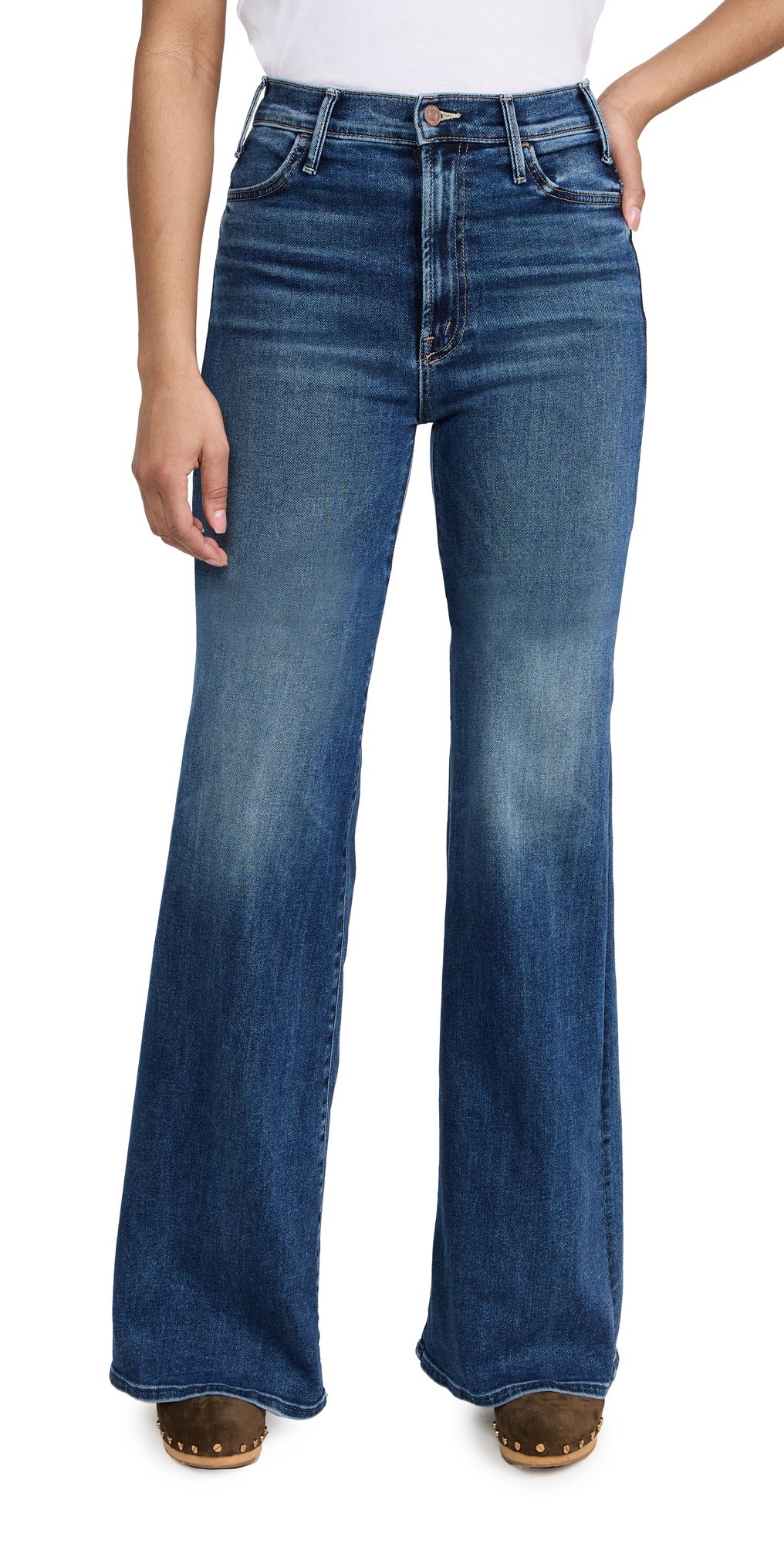 MOTHER The Hustler Roller Heel Jean | Shopbop