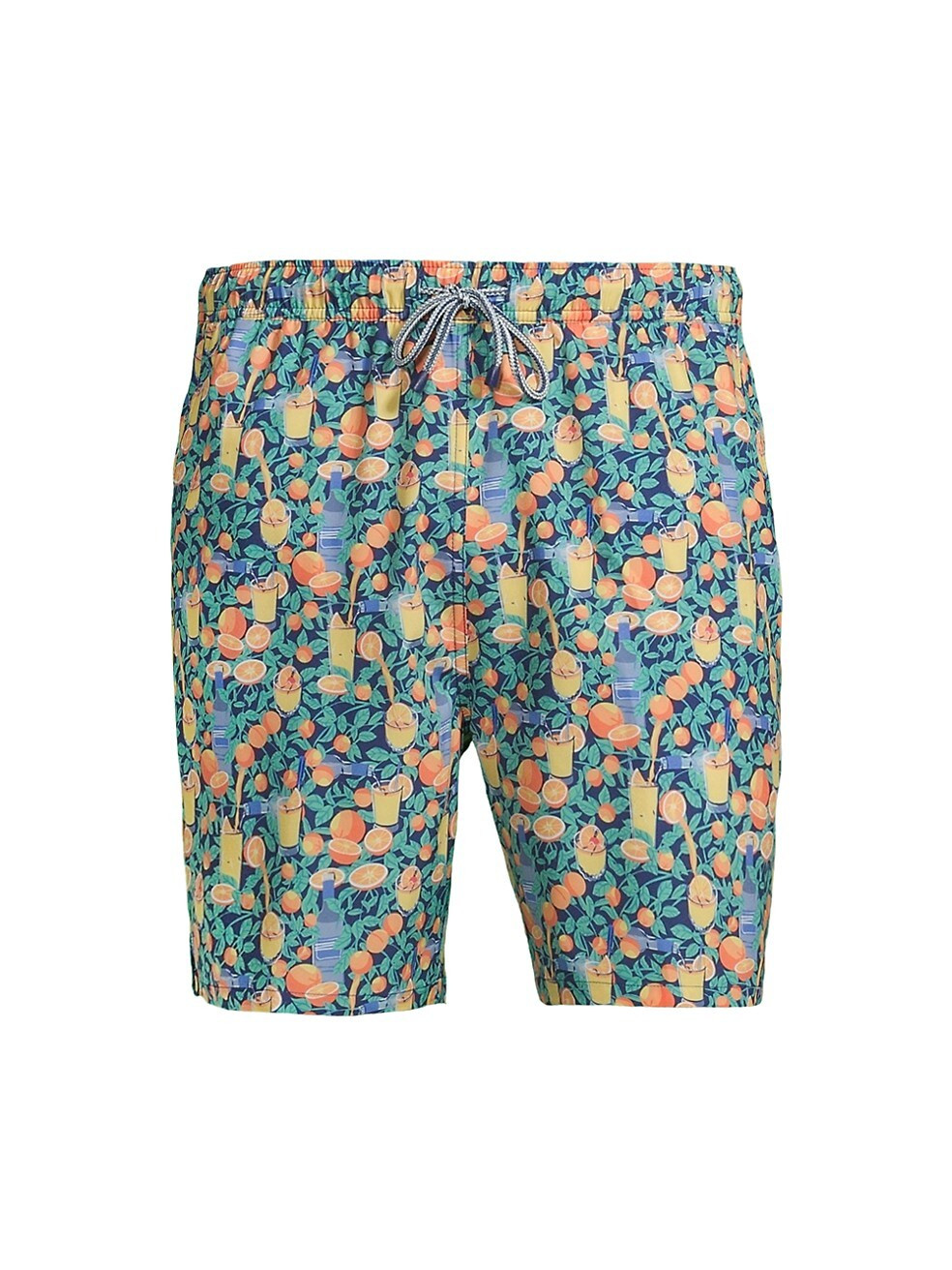 Crown Summertime Screwdriver Classic-Fit Swim Trunks | Saks Fifth Avenue