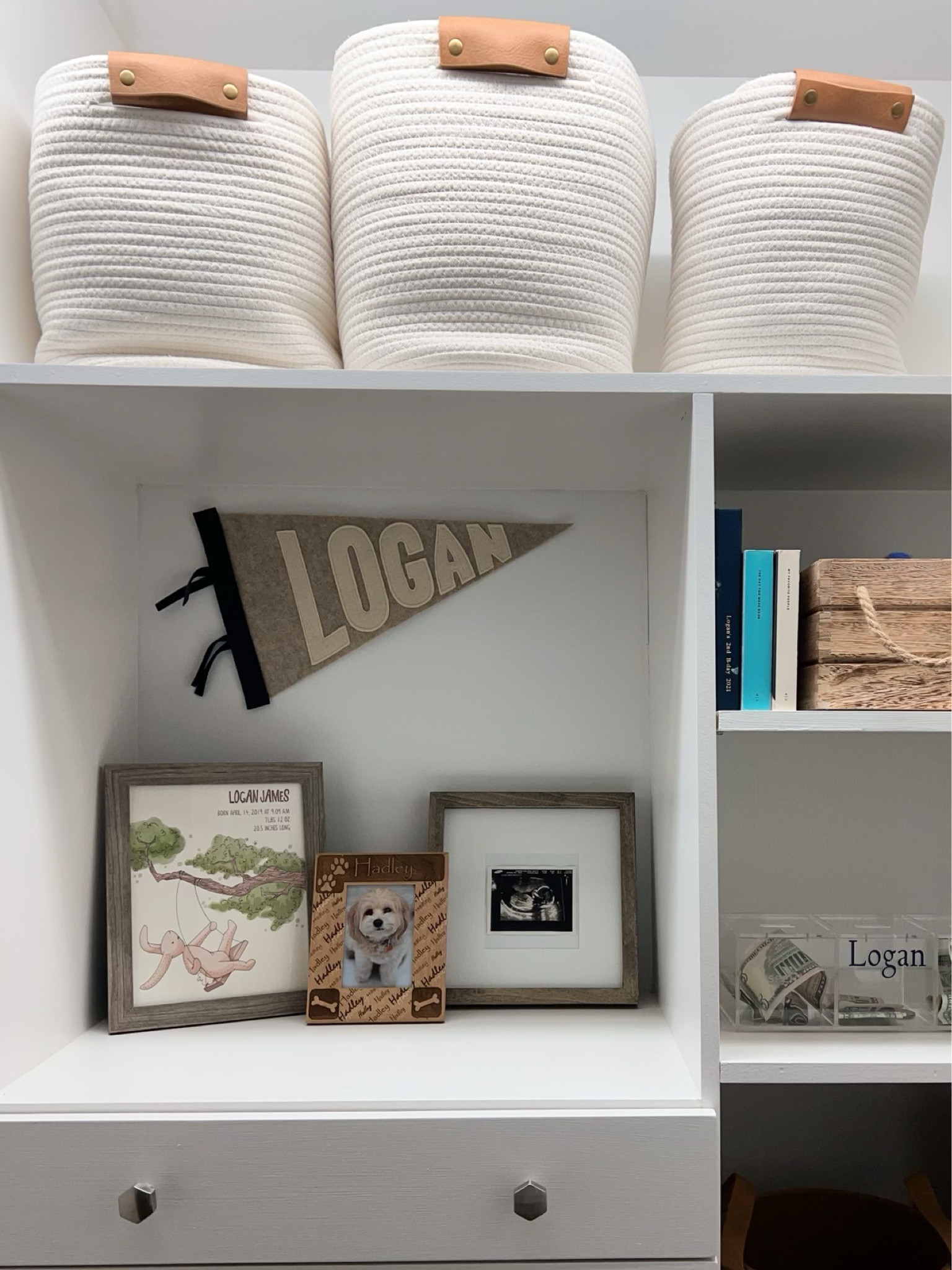 My favorite baskets!! We use these in every room and they come in a few sizes for under $20. The 13” is the best size. Soft sided so they’re great for kids. and you can remove the handles and toss in the wash if dirty 

home organization, kids bedroom 

#LTKhome #LTKunder50 #LTKkids