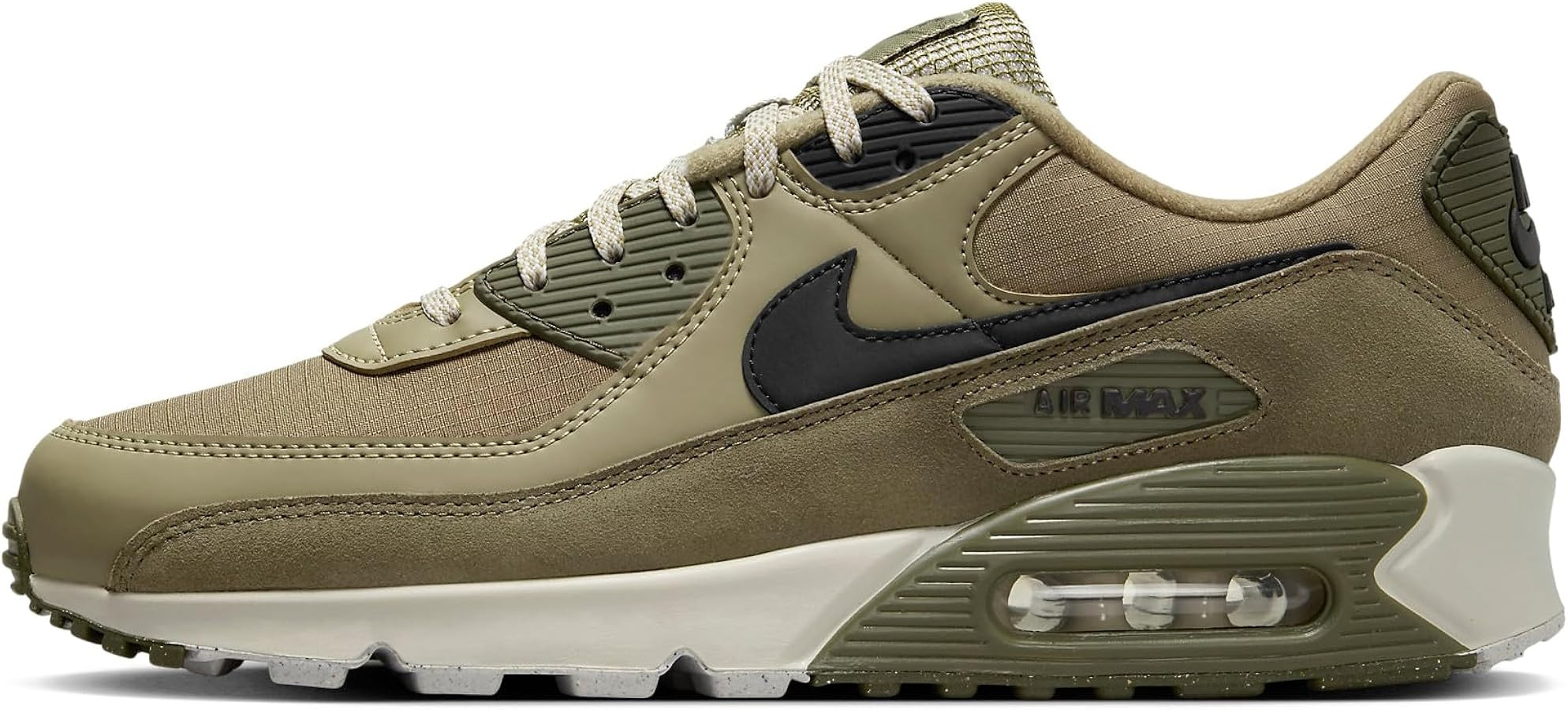 Nike Air Max 90 Men's Shoes (FB9657-200, Neutral Olive/Medium Olive/Light Bone/Black) | Amazon (US)