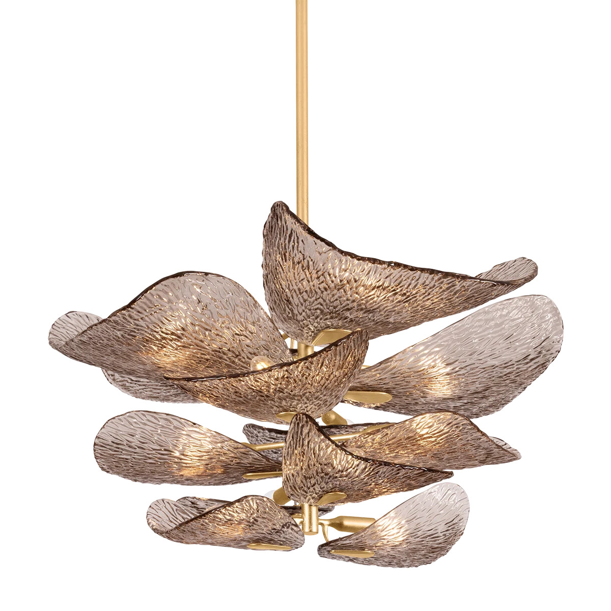 Cardiff Chandelier in Vintage Gold Leaf | Wayfair North America