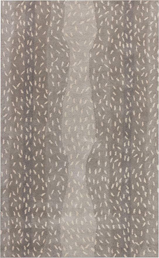 Antelope Cheetah Gray Contemporary Persian Oriental Woolen Area Rugs (3'x5') | Amazon (US)