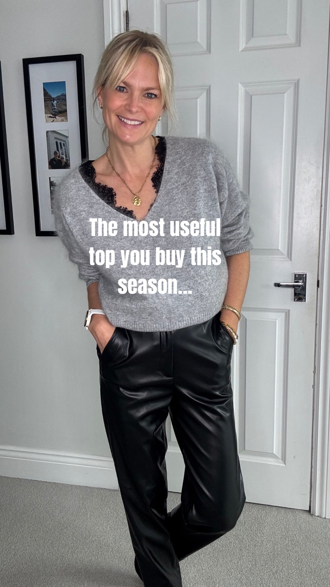 This could very well be the most useful top you buy this season… 

… wear it layered up under your v neck jumpers and cardigans to add a lovely interesting neckline or by itself/under jackets etc for an easy going out option 🙌🙌

In short it’s a hard working wardrobe staple that ticks ✔️ so many boxes. 

Lace edged cami, leather trousers and lurex trim cardi all @wardrobe44_shop AD 

https://www.wardrobe44.com/collections/claire-lopez-edit

Autumn outfits 
Going out looks 
Date night 

#LTKdatenight #LTKautumn #LTKuk