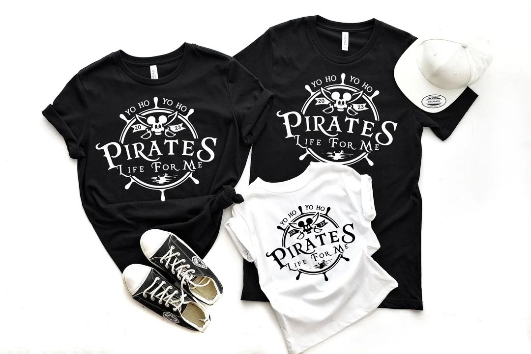 Pirates of The Caribbean 2023 Shirt, A Pirates Life for Me Shirt, Pirates Family Shirt, Disney's ... | Etsy (US)