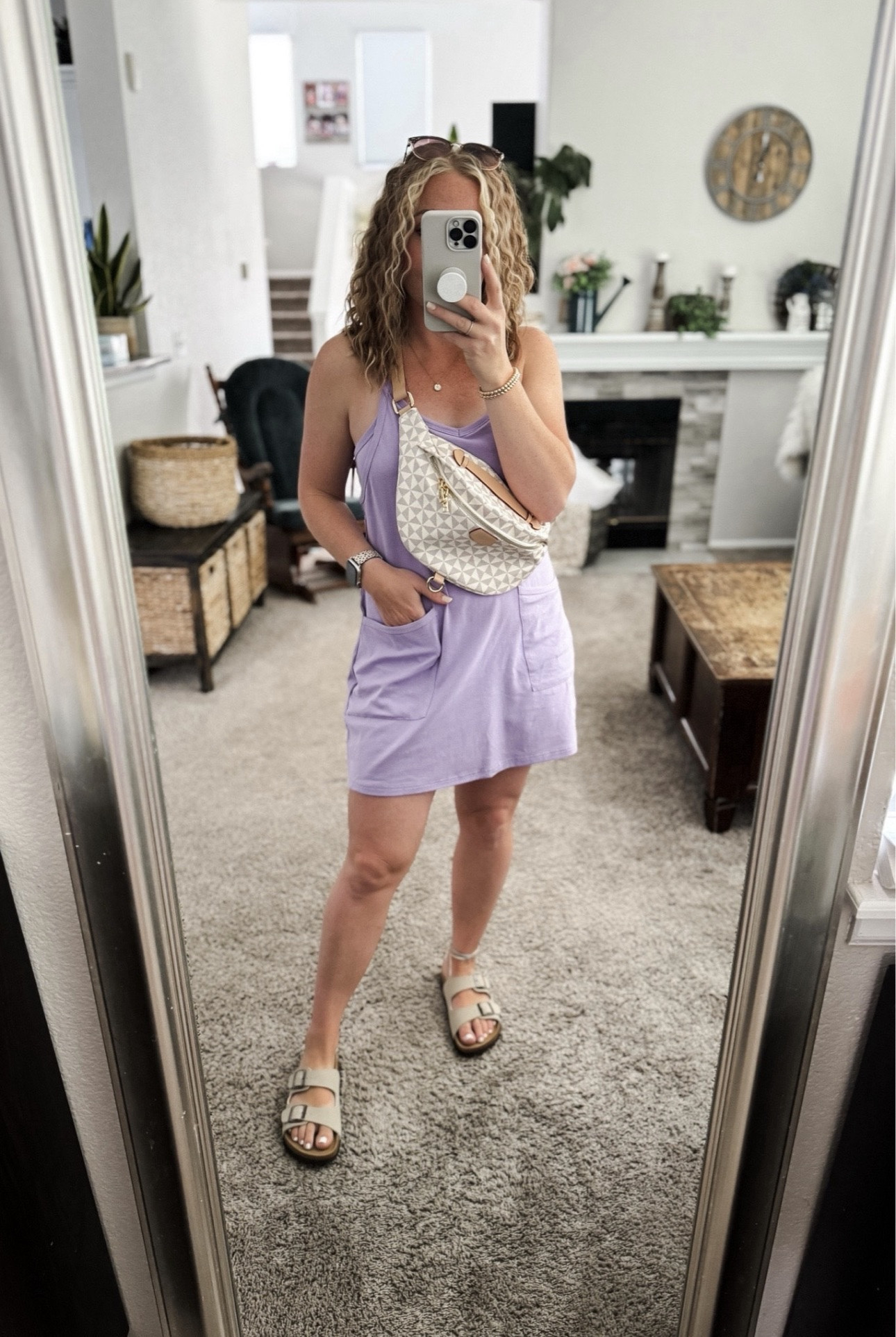 Casual spring and summer dress with built in shorts, sling bag, and look for less sandals (went up half a size)






outfit inspo, outfit ideas, casual outfits amazon, amazon outfits every day, spring outfits 2026, summer outfits, Birkenstock sandals, romper dress 

#LTKPetite #LTKootd #LTKSaleAlert