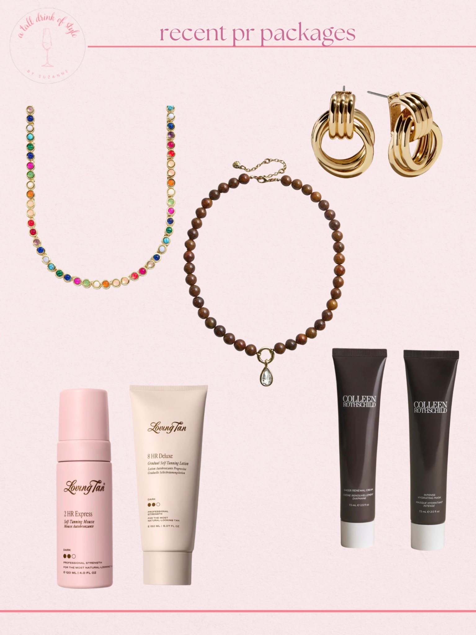 Recent PR packages! 

Colleen Rothschild, baublebar, loving tan 

All my favorites to take into spring 

#LTKSeasonal #LTKBeauty #LTKOver40