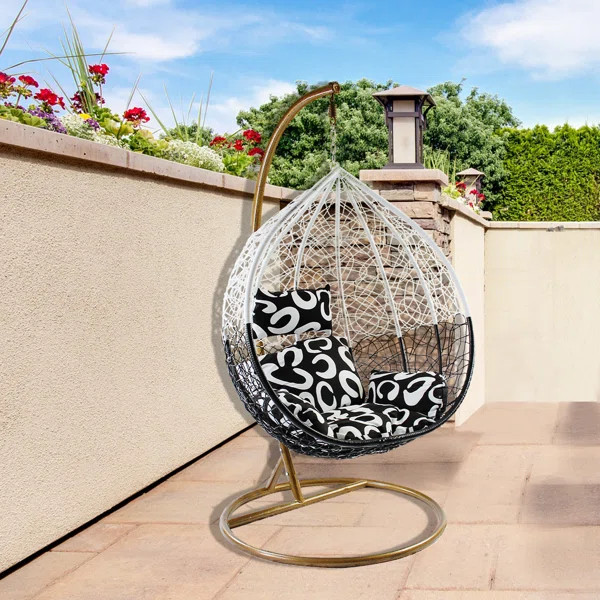 Cosby Teardrop Swing Chair with Stand | Wayfair North America