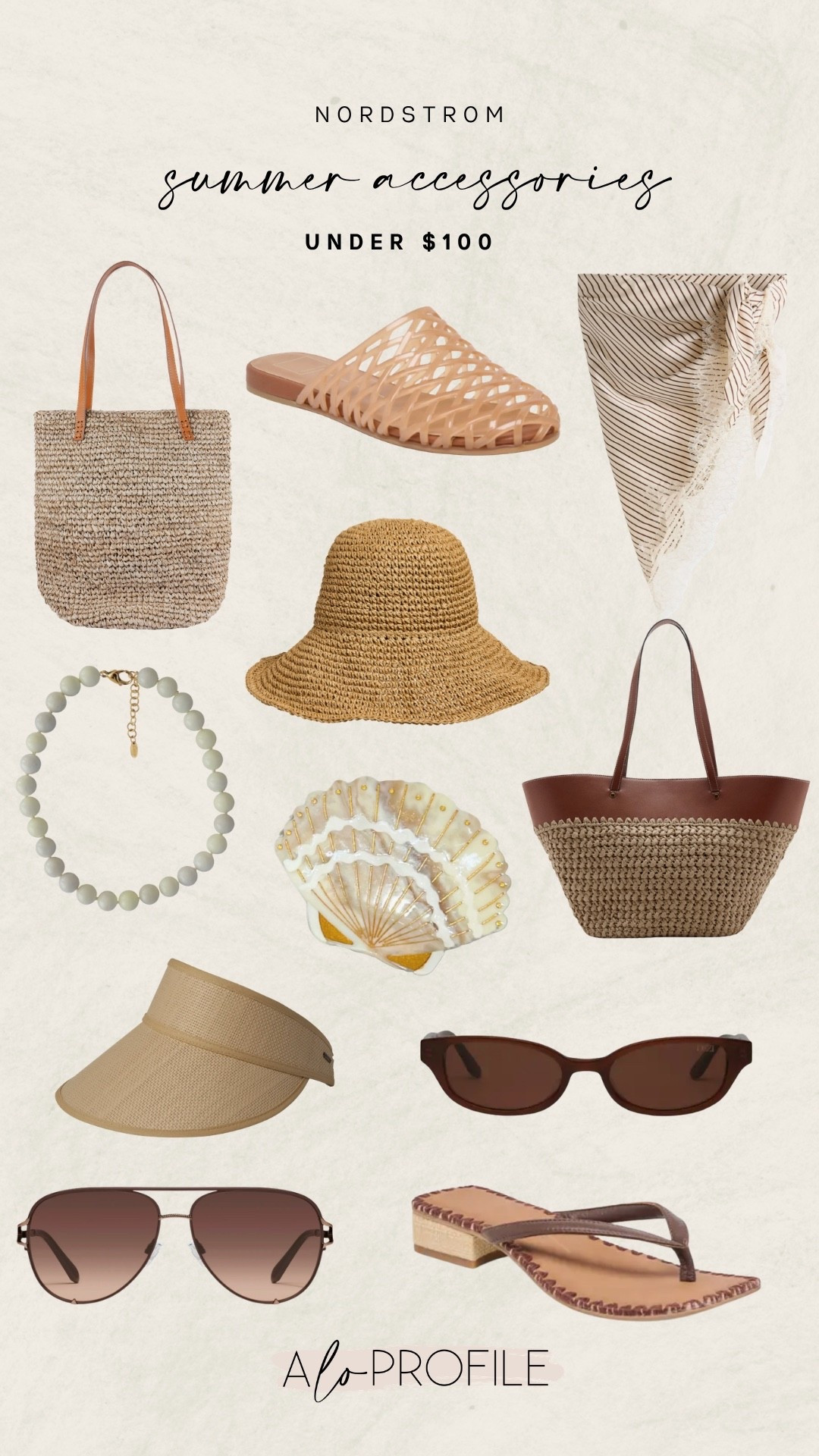 Nordstrom Summer Accessories Under $100 🤎