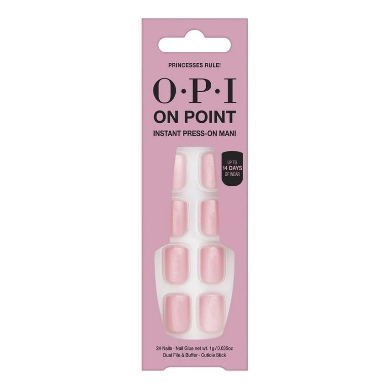 OPI On Point Instant Press-On Mani, Princesses Rule!, 0.5 fl oz | Walmart (US)