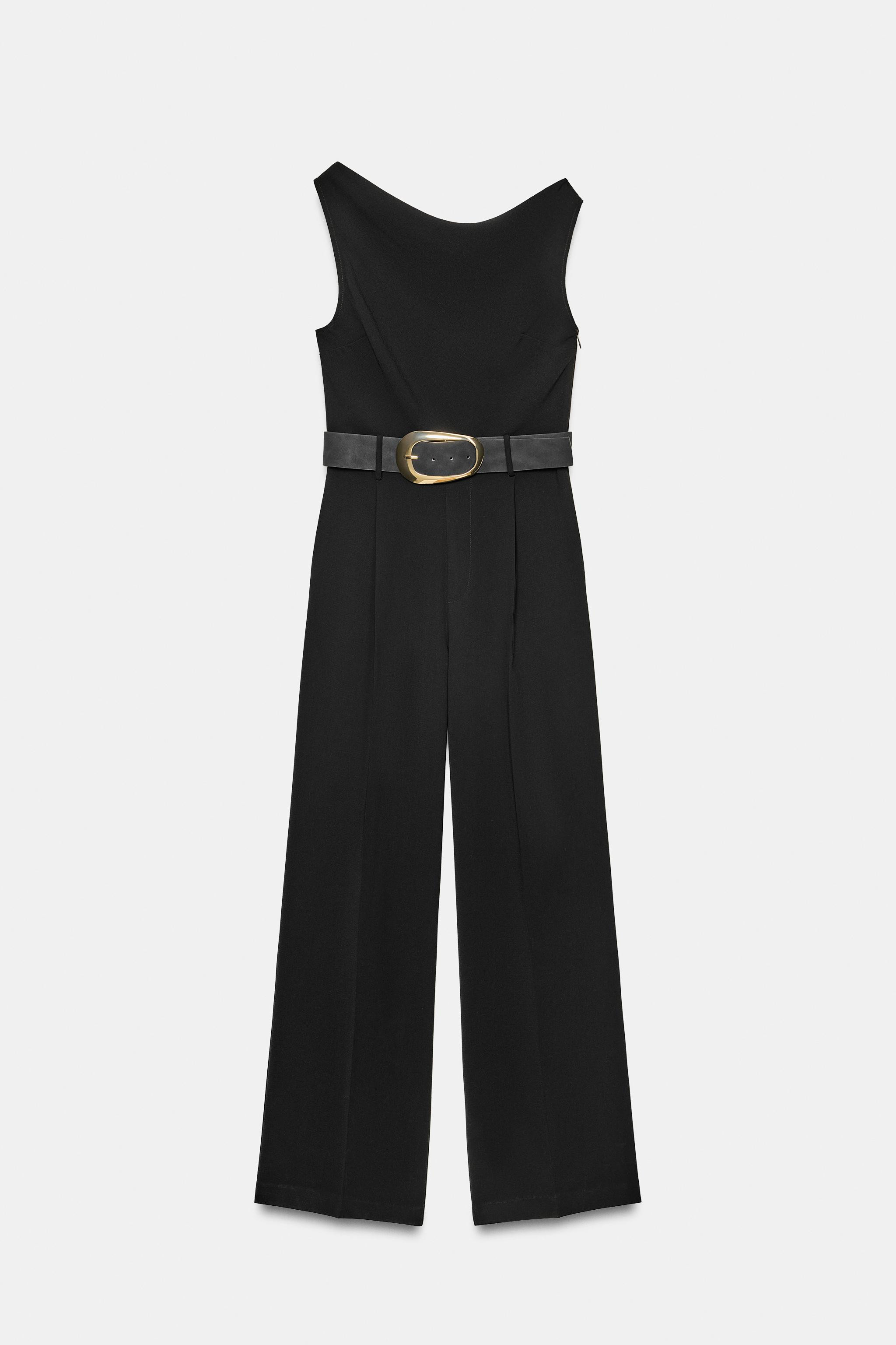 LONG BELTED JUMPSUIT | Zara US