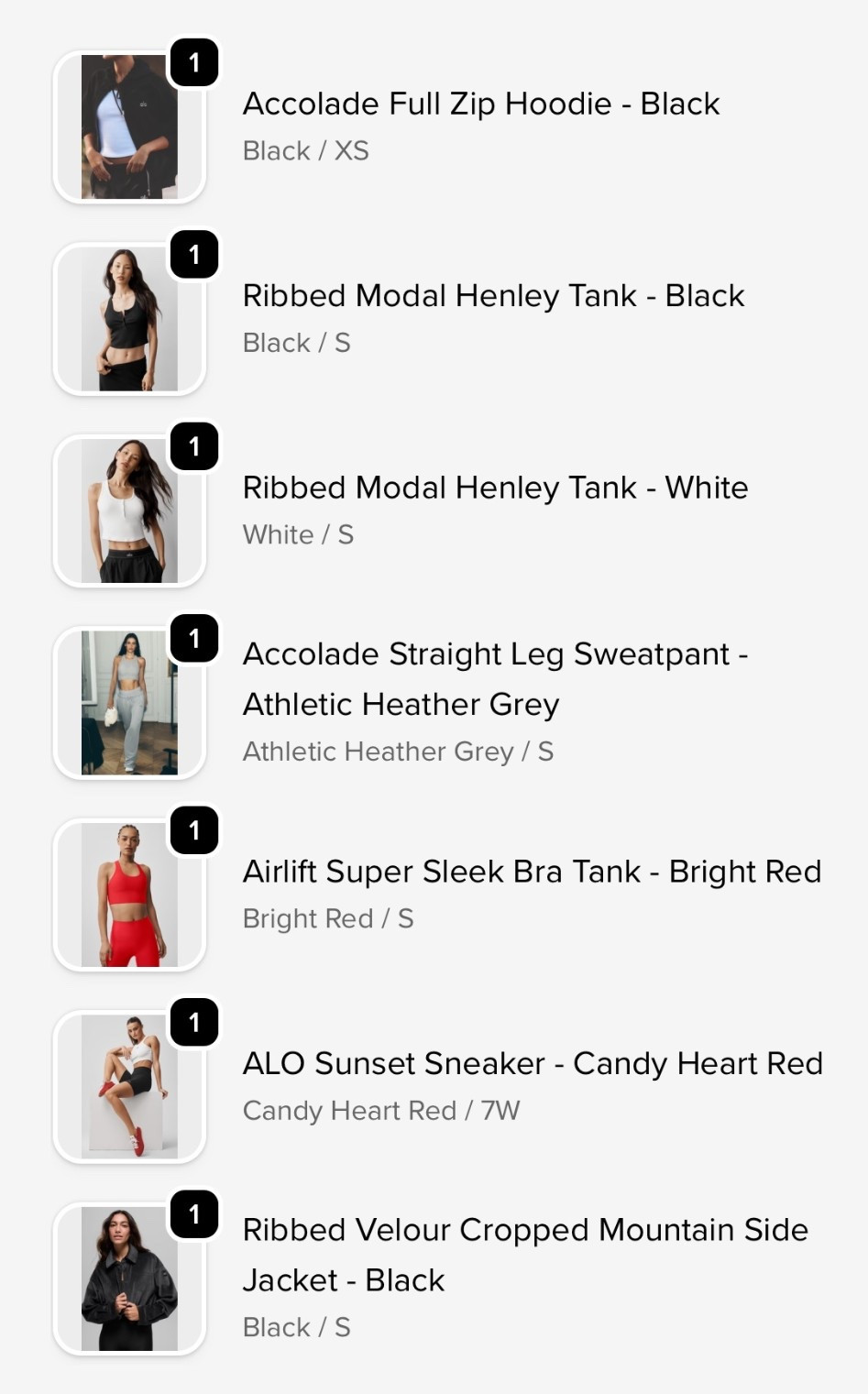 What’s in my Alo Yoga cart!!

@Alo Yoga 