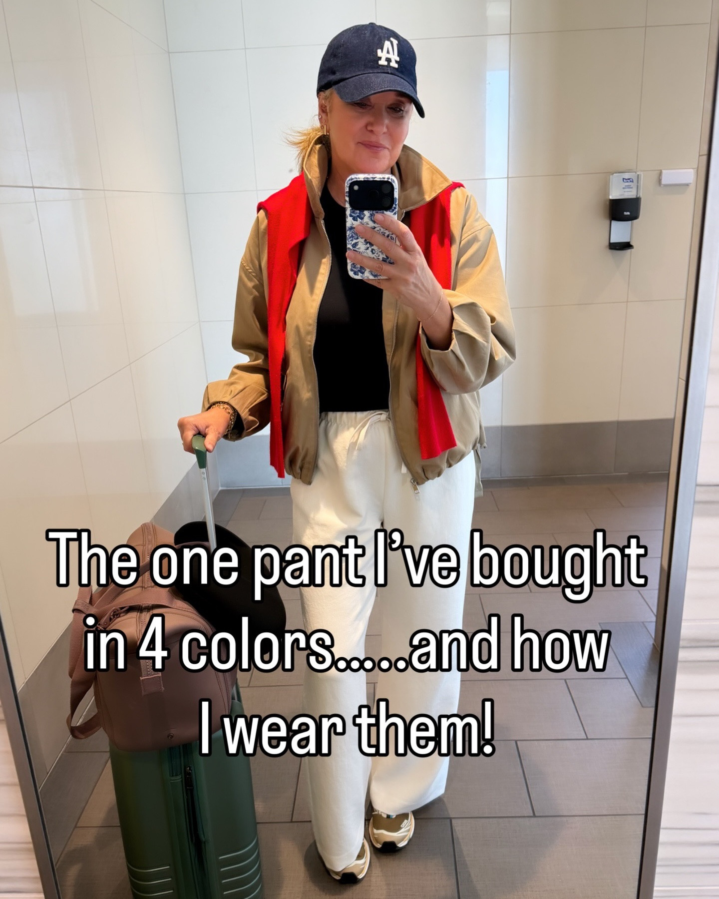 My FAVORITE pants!  I’ve bought these pants in 4 colors, because they’re that good!  They look great after being in a suitcase, they look great for the office or just running errands! 

Here’s a bunch of ways I’ve styled them!  I’m actually wearing a pair now on the airplane! Trust me on this one!! 

Comment SHOP for links🛍️

#viralpants #casualstyle #travel #over50
