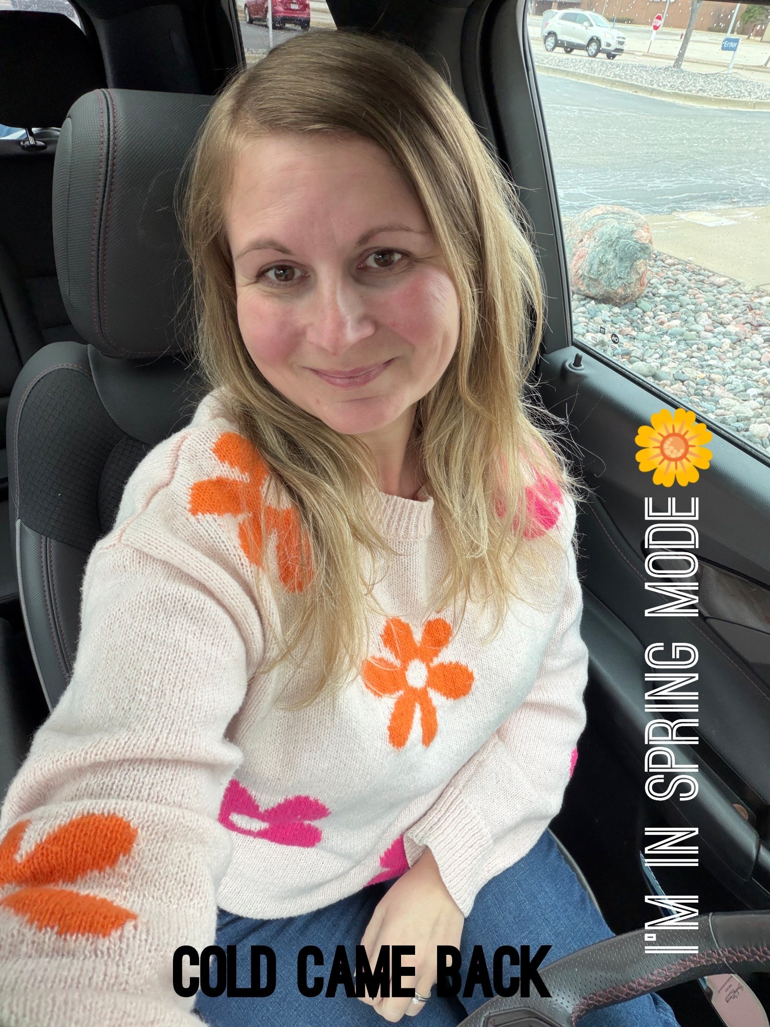 Cold weather tried to make a comeback today… but I’m staying in spring mode anyway. 🌸
Loving this cozy floral sweater for that in-between season. 



#LTKSeasonal #LTKootd #LTKMidsize