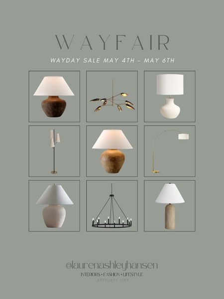 Wayfair lighting favorites!! So many of these are discounted right now in honor of Wayfair Wayday Sale event happening now through Monday (May 6th)!! 

#LTKstyletip #LTKsalealert #LTKhome