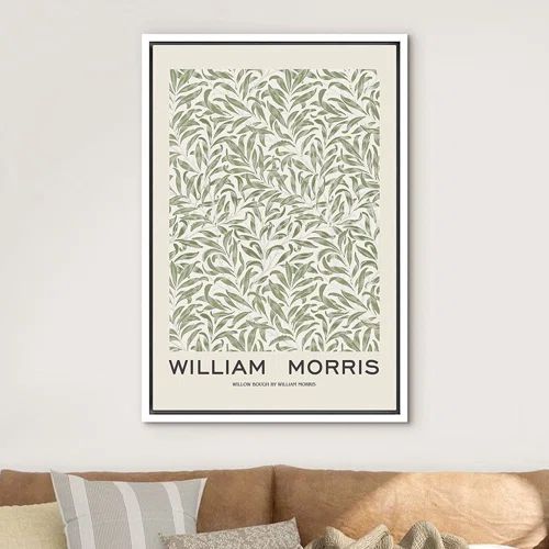 William Morris Pimpernel Flowers Framed On Canvas by William Morris Print | Wayfair North America