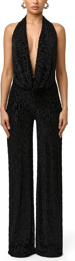 Burnout Halter Jumpsuit | Nordstrom
