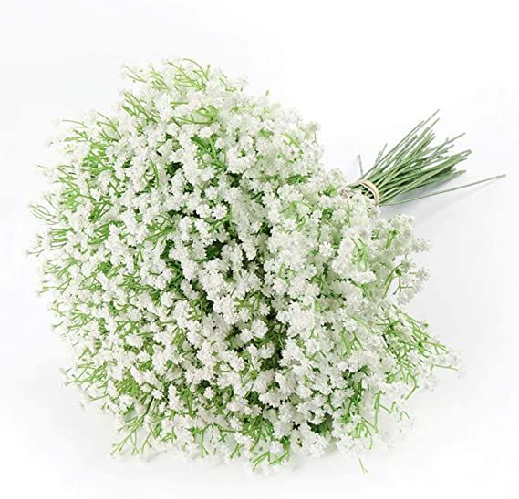 Artificial Baby Breath Gypsophila Flowers Bouquets 15 pcs Real Touch Flowers for Wedding Party DI... | Amazon (US)