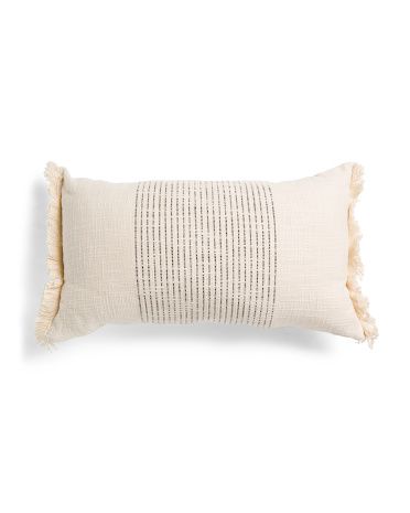 14x24 Slub Stripe Pillow | TJ Maxx