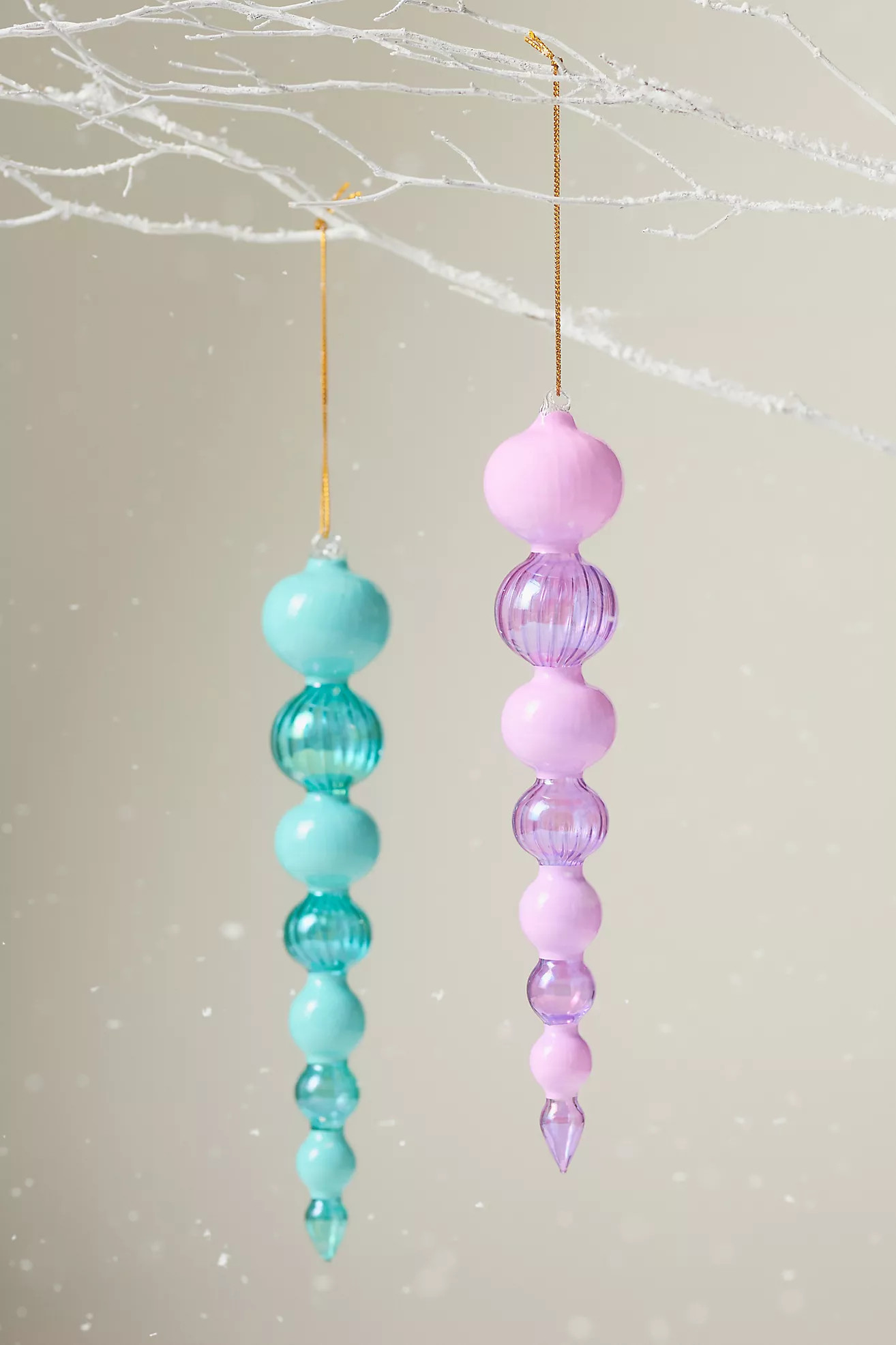 Sugar Plum Icicle Ornament | Anthropologie (US)
