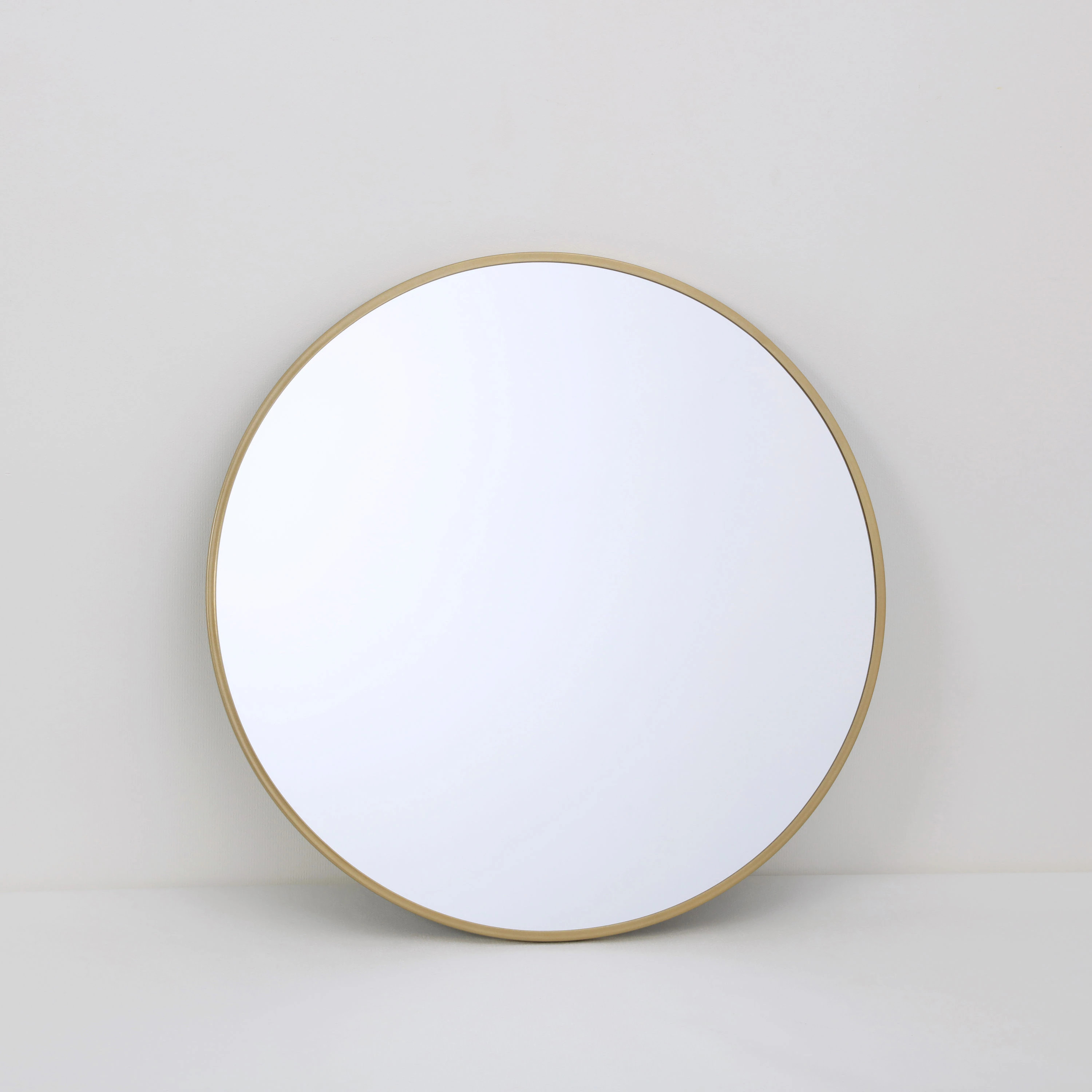 Origin 21 28-in W x 28.0-in H Round Gold Framed Full Length Wall Mirror | L1-MH-1615 | Lowe's