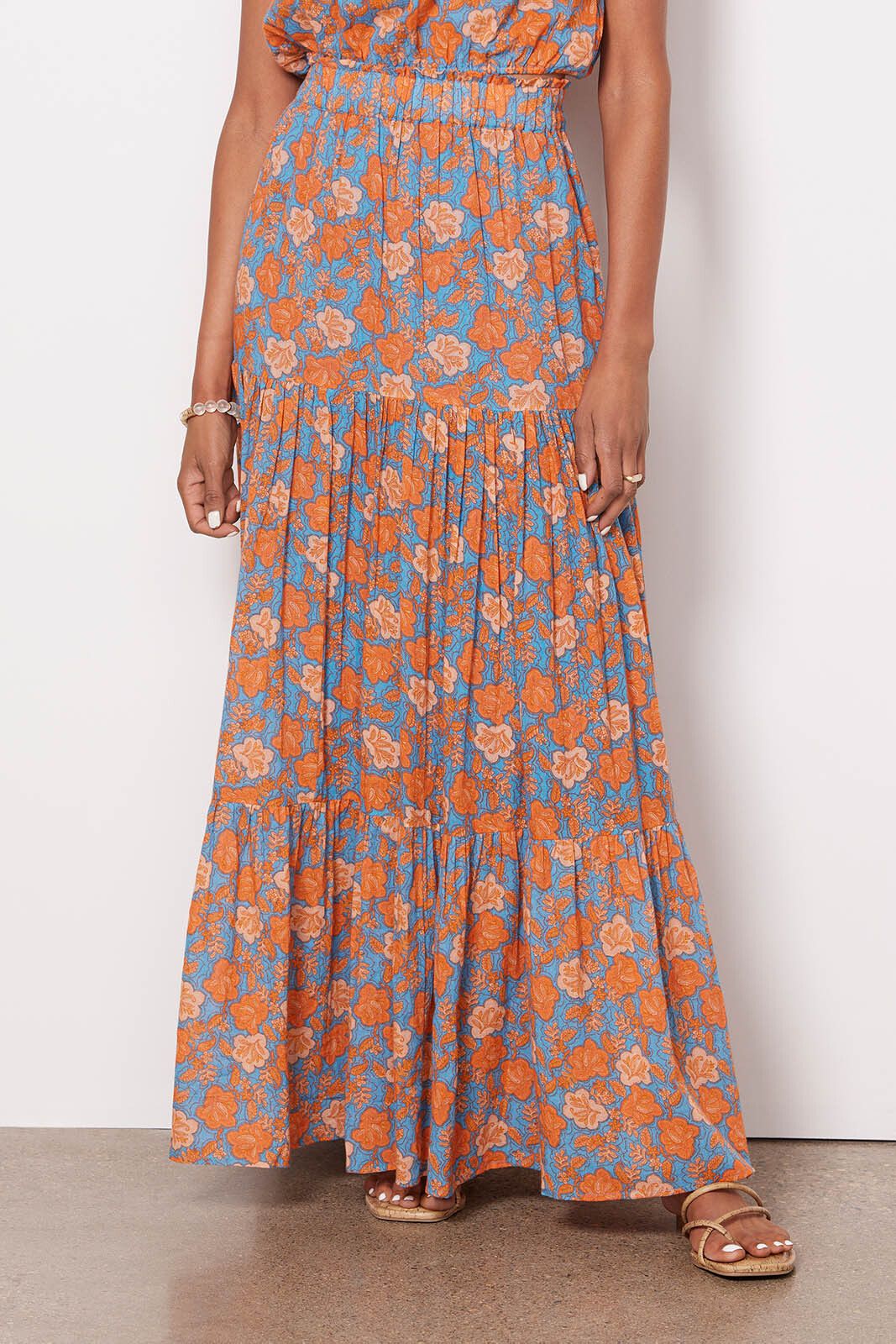 SUNDRY Saanvi Floral Skirt | EVEREVE | Evereve