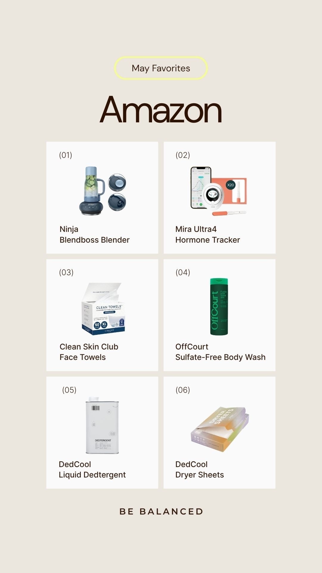 Monthly Favorites - Amazon