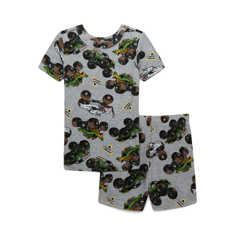 Character Toddler Tee and Shorts Viscose Pajama Set, 2-Piece, Sizes 12M-5T | Walmart (US)