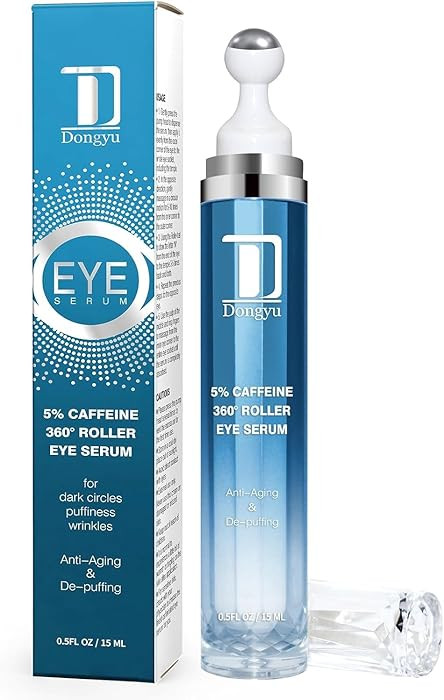 Caffeine Eye Cream for Dark Circles and Puffiness: Under Eye Cream Morning Skincare - Daily Eye S... | Amazon (US)