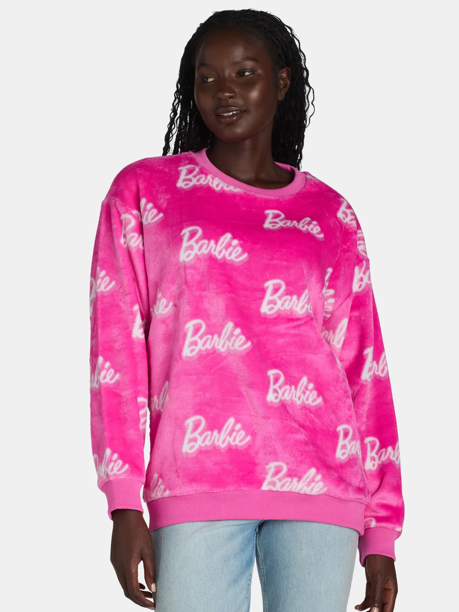 Women's Plush Graphic Character Sweatshirt Gift Box, Sizes XXS-4X | Walmart (US)