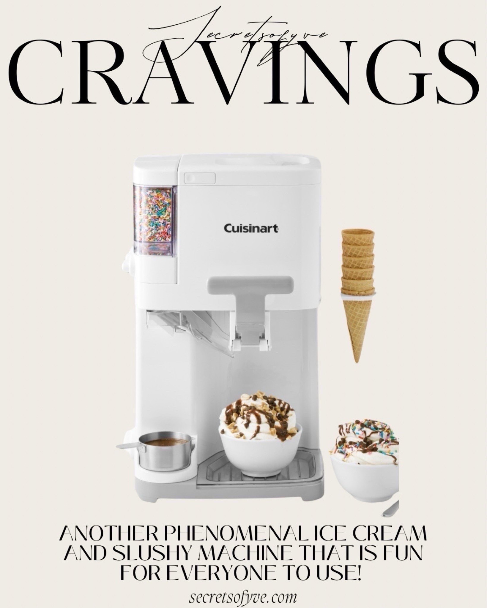 Secretsofyve: Make your own frozen desserts at home with this amazing machine! Home gift 🎁 ideas, wedding gift idea. 
#Secretsofyve #ltkgiftguide
Always humbled & thankful to have you here.. @amazon @target @crate&barrel @homedepot 
CEO: PATESI Global & PATESIfoundation.org
 @secretsofyve : where beautiful meets practical, comfy meets style, affordable meets glam with a splash of splurge every now and then. I do LOVE a good sale and combining codes! #ltksalealert #ltkmomlife #ltkholiday #ltku #ltkmens #ltkfoodie #ltkhome #ltkkids secretsofyve

#LTKMothersDay #LTKWedding #LTKSeasonal