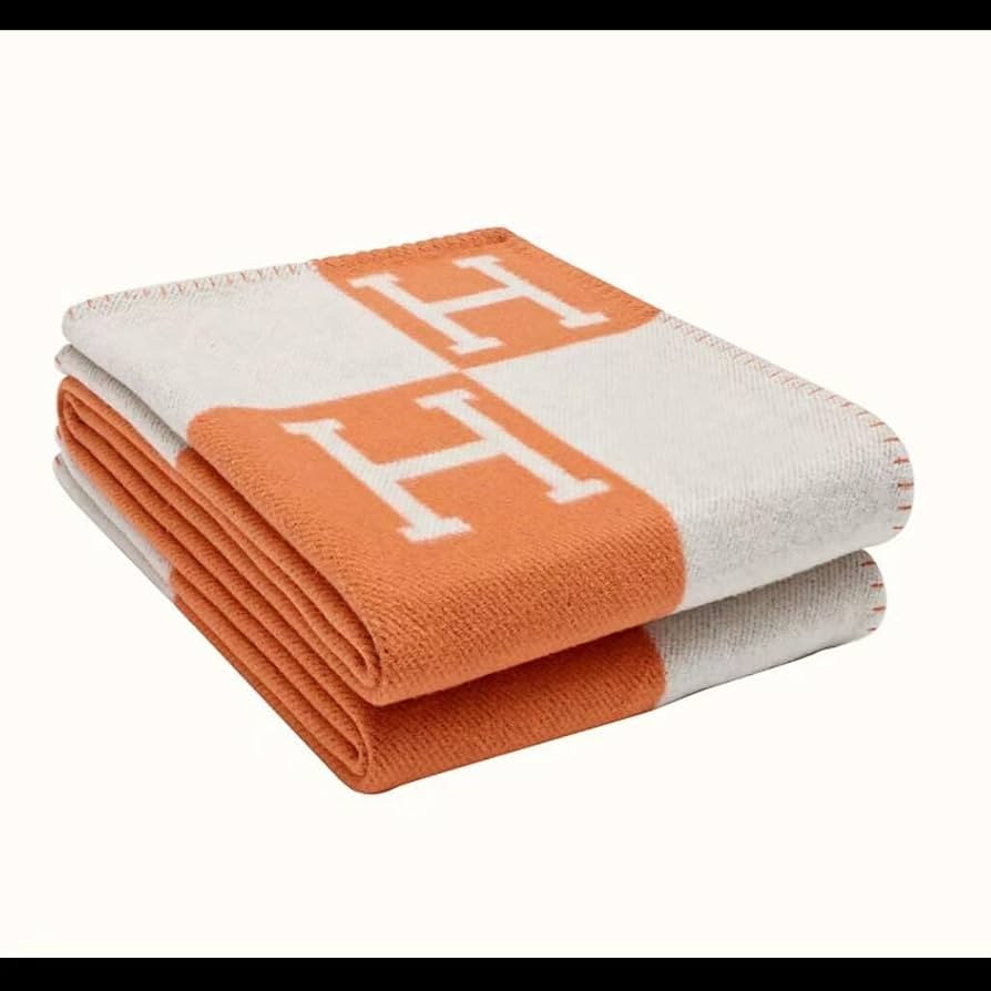 H Blanket Soft Cashmere Fleece Plaid Throw Blanket, All Season Knitted Shawl for Sofa Couch Car C... | Amazon (US)