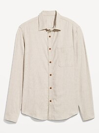 Double-Brushed Flannel Shirt for Men | Old Navy (US)