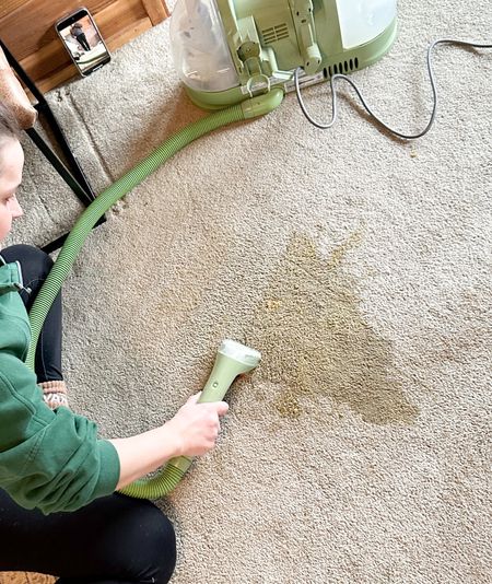 Bissell green machine. The only carpet cleaner you need. The best spot cleaner of all time. 

#LTKunder100 #LTKhome #LTKGiftGuide