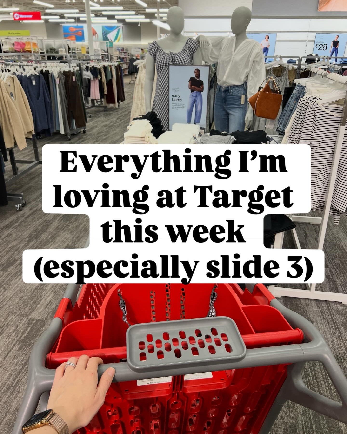 Target finds! The floral denim jacket is very on trend and easy to wear. 